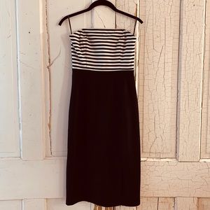 Bobi Black Los Angeles strapless dress Size Small